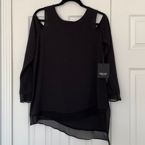 NWT Simply Vera by Vera Wang Cold Shoulder Blouse